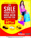 Reliance Footprint - Upto 60% off