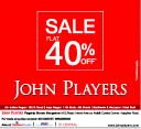 John Players - Flat 40% off