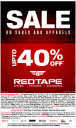 Red Tape - Upto 40% off