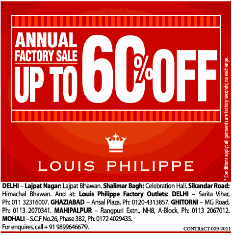 Louis Philippe in Select City Walk Mall, Saket, Delhi