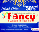 Fancy Embroideries - Upto 50% Off