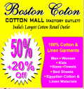 Boston Coton - 50% + 20% Off