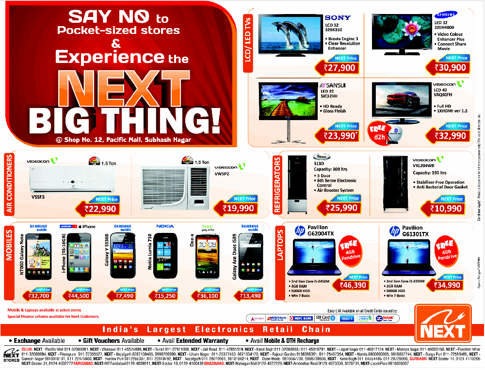 Next Electronics Experience Big Thing / New Delhi SaleRaja