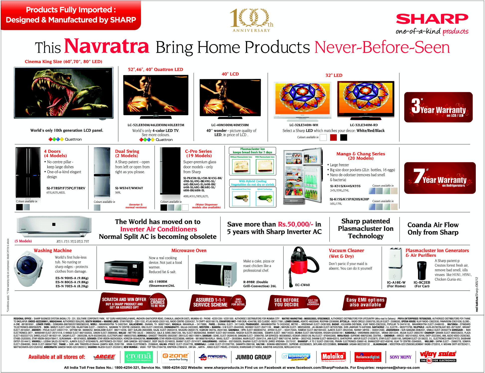 Sharp Products - Never Before Offer