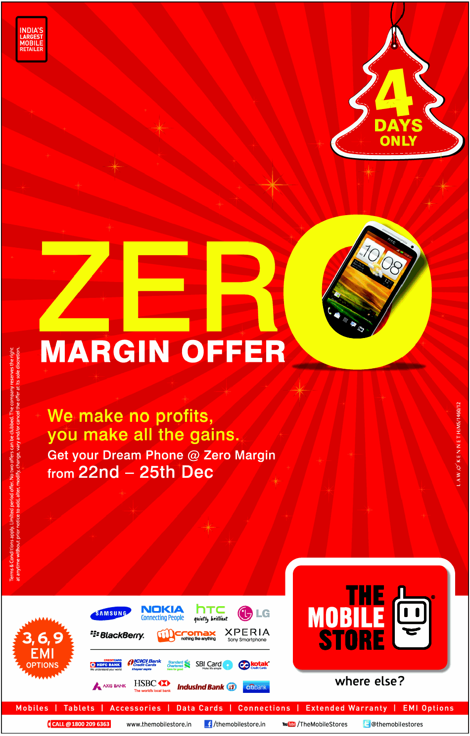 The Mobile Store - Zero Margin Offer
