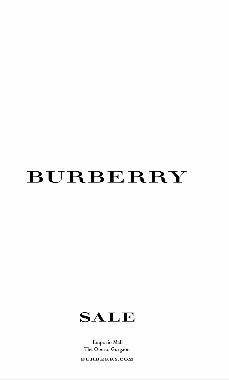 burberry sale