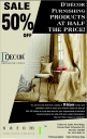 D Decor Furnishings - Sale Flat 50% Off