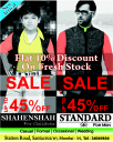 Shahenshah & Standard - Flat 10% Discount