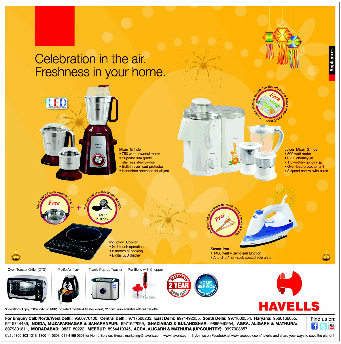 Havells Appliances Attractive Offers / New Delhi SaleRaja