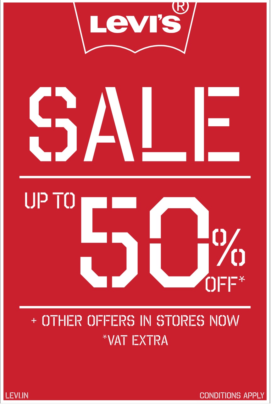 Levi&#39;s - Sale / Mumbai, New Delhi, Bangalore | SaleRaja