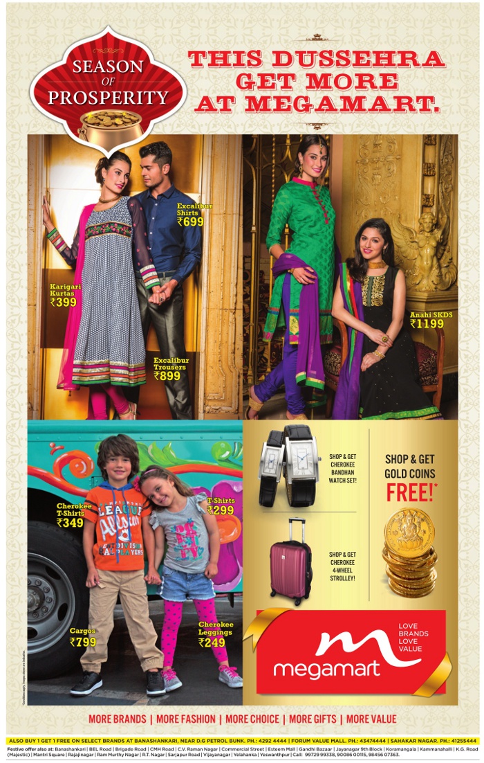 Megamart Sale / Bangalore SaleRaja