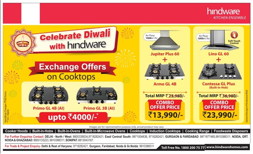 Hindware Kitchen Appliances Super Savings Offers / Mumbai, New Delhi
