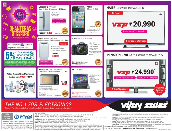 Vijay Sales Year End Sale / New Delhi SaleRaja