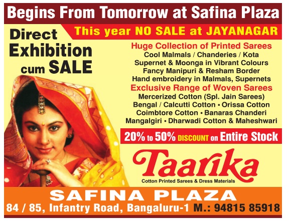 taarika cotton sarees sale