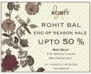 Rohit Bal - End of Season Sale