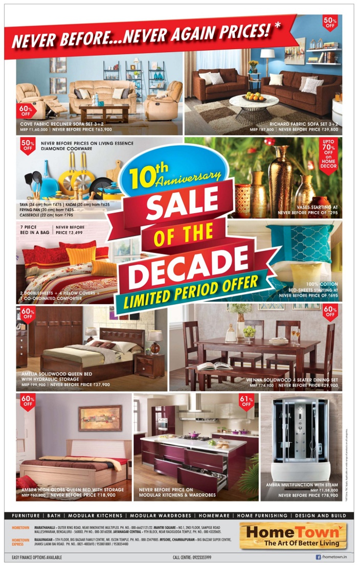 Hometown Sale / Bangalore / SaleRaja