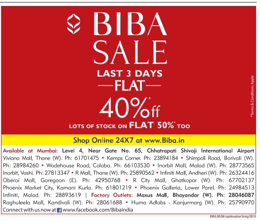 Biba - Upto 50% Off / Mumbai | SaleRaja