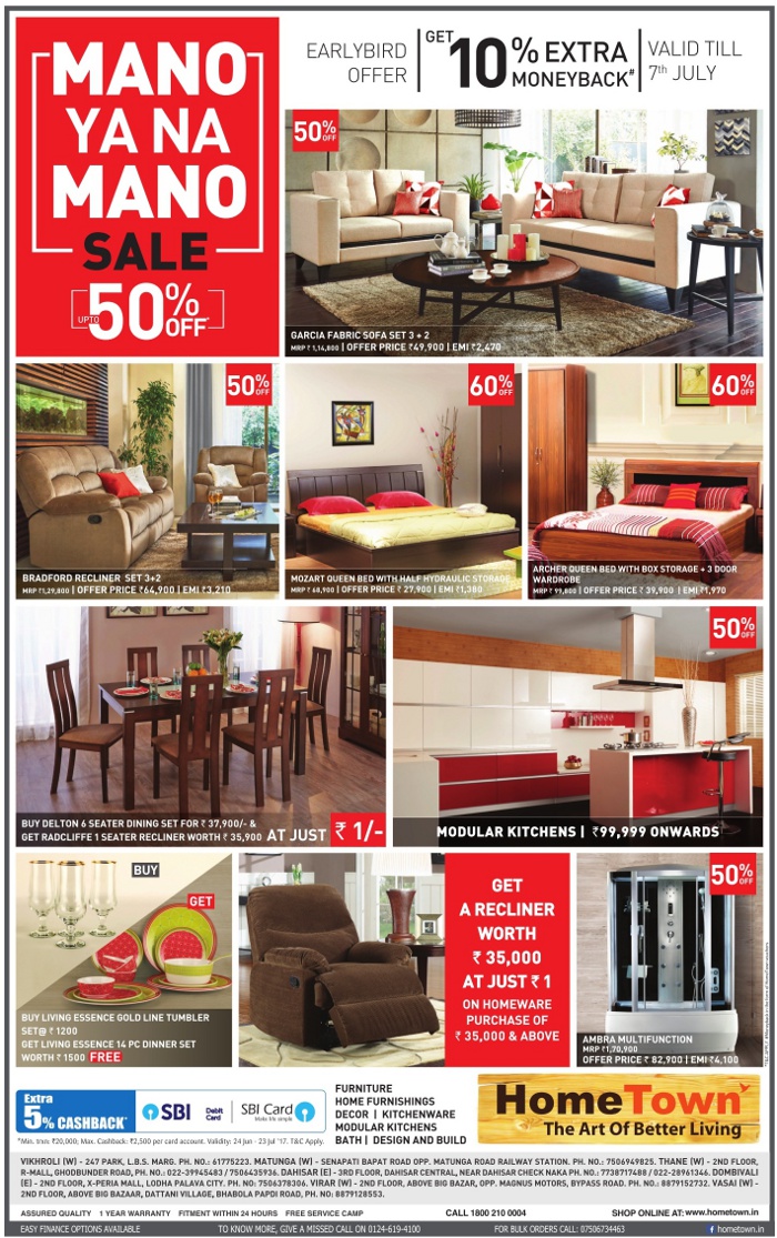 HomeTown Sale / Mumbai SaleRaja