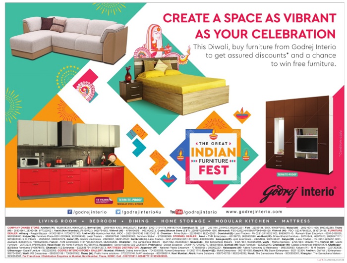 Godrej Interio The Great Indian Furniture Fest / Mumbai SaleRaja
