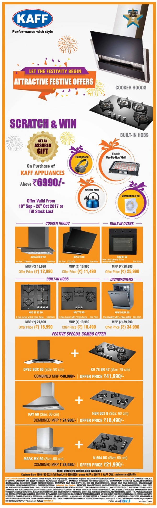 Kaff Appliances Special Offers / Bangalore SaleRaja