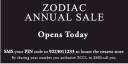 Zodiac - Annual Sale